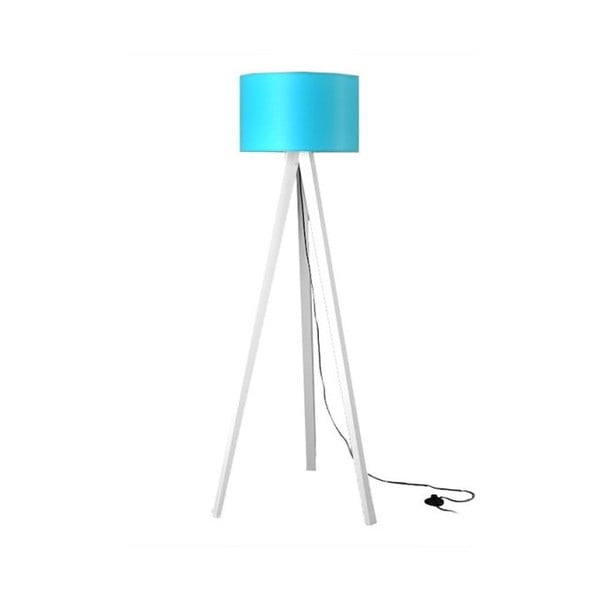 Stojacia lampa Tripod Blue/White