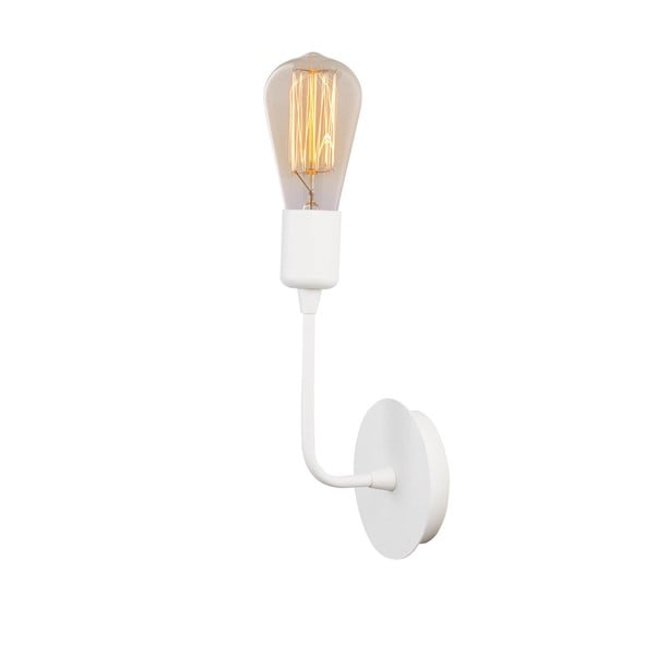 Biela nástenná lampa Simple Drop