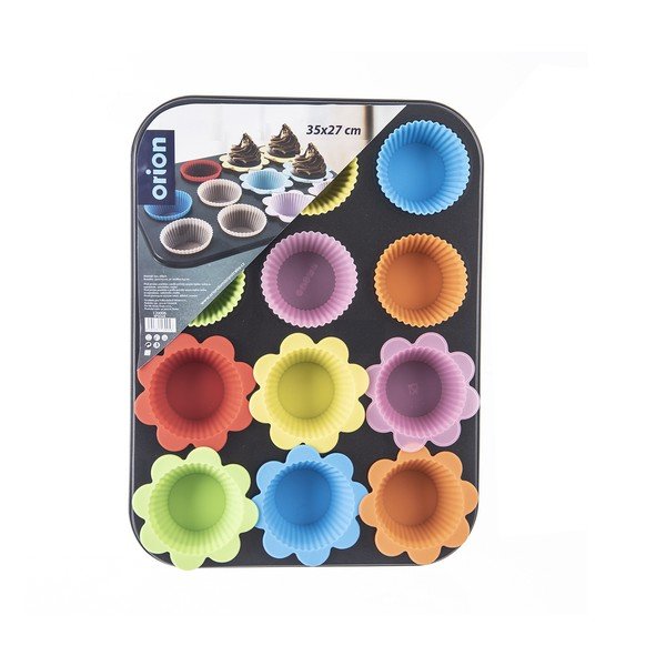 Kovová forma na pečenie muffinov 27x35 cm – Orion-image-1