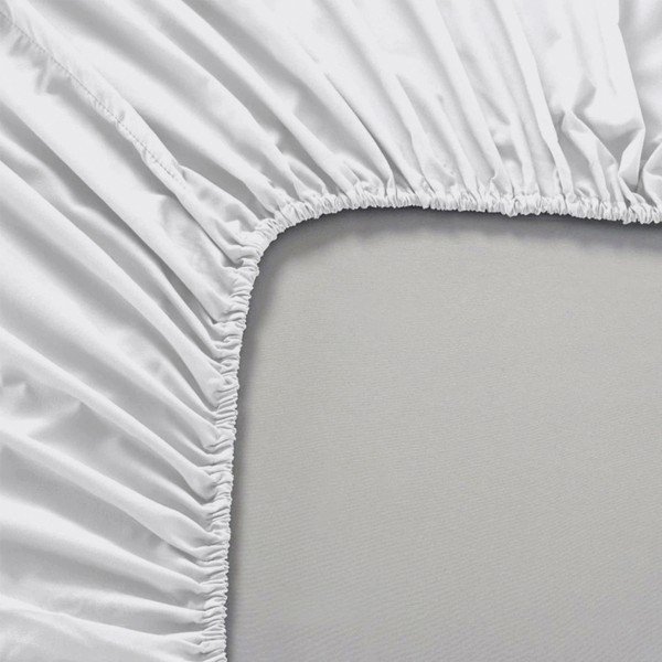 Biela elastická plachta HF Living Basic, 140 x 200 cm-image-1