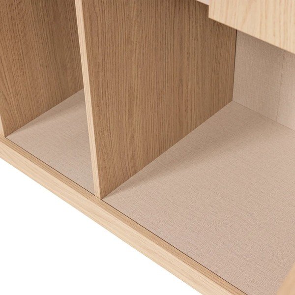 Modulárna skrinka v prírodnej farbe 80x215 cm Build – WOOOD-image-2