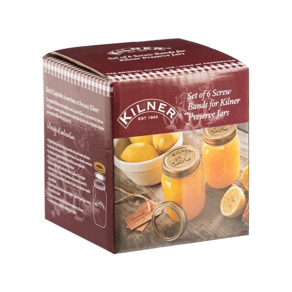 Sada 6 náhradných krúžkov k viečkam Kilner Jam-image-1