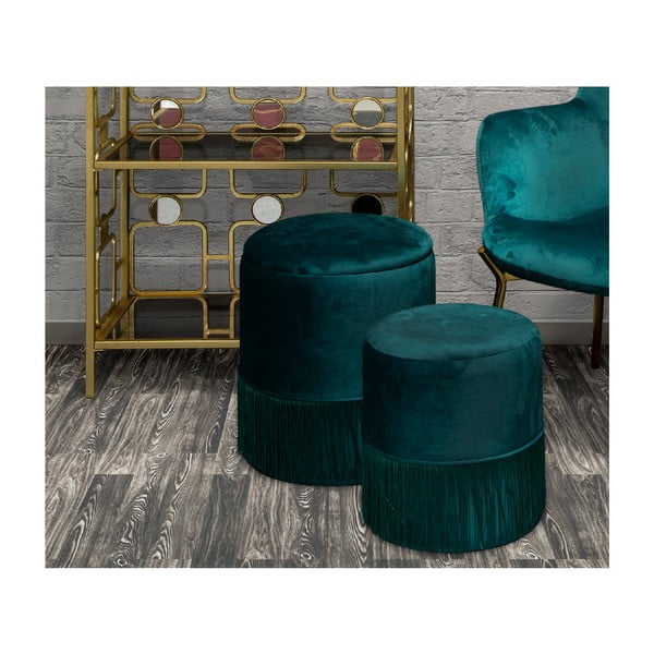 Sada zelených taburetiek Mauro Ferretti Constanzo, 2 ks-image-1