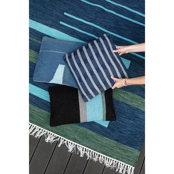 Vonkajší vankúš z recyklovaného plastu Green Decore Sailor, 45 x 45 cm-image-2