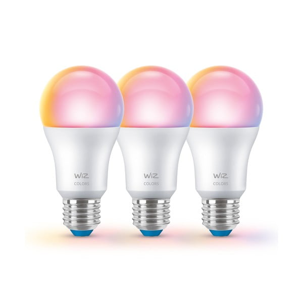 LED žiarovky v súprave 3 ks E27, 9 W – WiZ-image-2