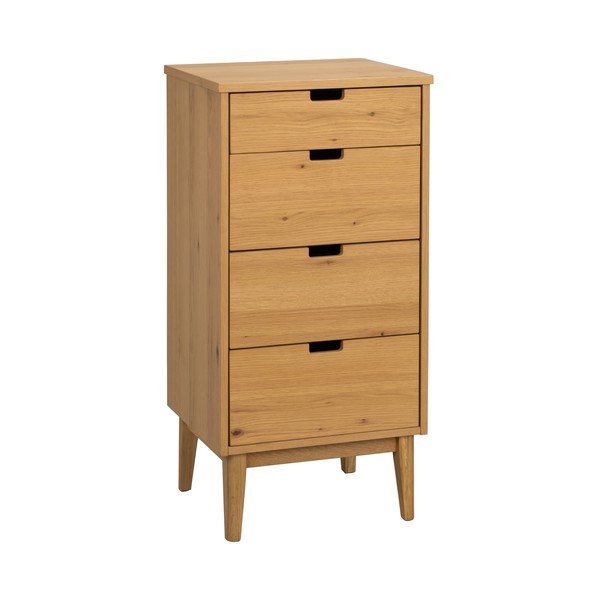 Komoda z dubového dreva v prírodnej farbe 45x92x38 cm Garrison – Rowico