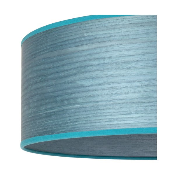 Modrá stojacia lampa z prírodnej dyhy Sotto Luce Ocho XL, ⌀ 45 cm-image-1