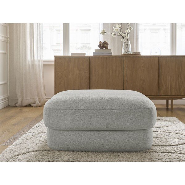 Svetlosivá podnožka z textílie buklé Leonore – Bobochic Paris-image-4