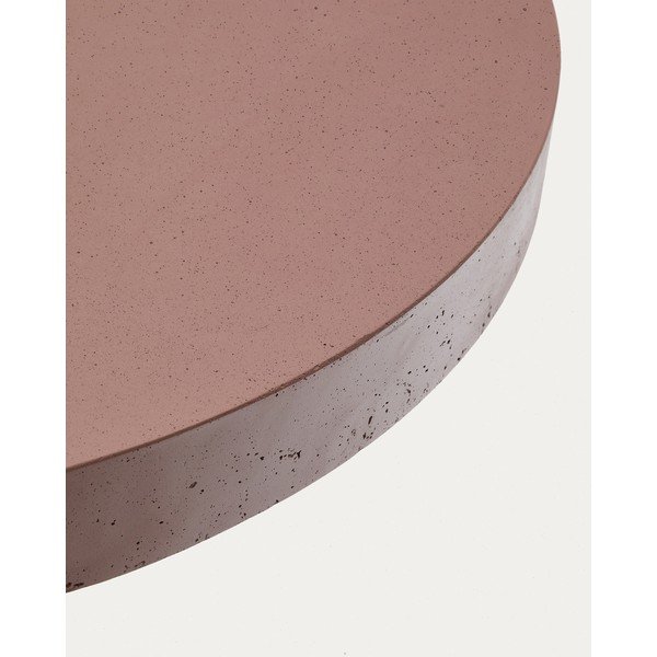Betónový okrúhly záhradný jedálenský stôl ø 90 cm Aiguablava – Kave Home-image-4