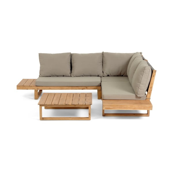 Set záhradného nábytku z akáciového dreva Kave Home Flaviina-image-2