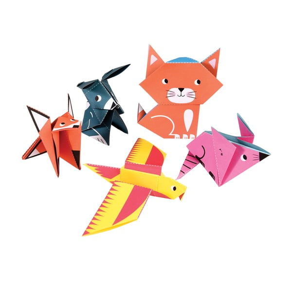 Papierové skladačky Animals Origami – Rex London
