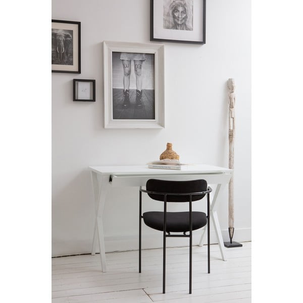 Čierna zamatová jedálenská stolička Ivy – WOOOD-image-2