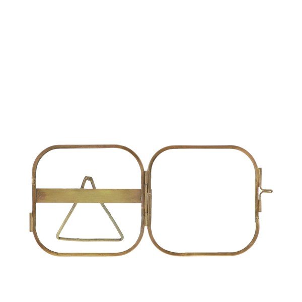 Kovový stojací rámček v zlatej farbe 11x10 cm – Rex London-image-3