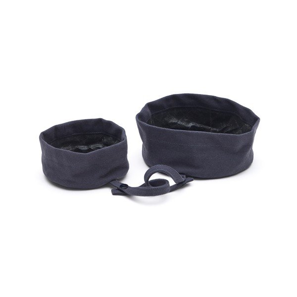 Textilná skladacia cestovná miska pre psa 2 ks ø 16 cm Trufa – Kave Home-image-2