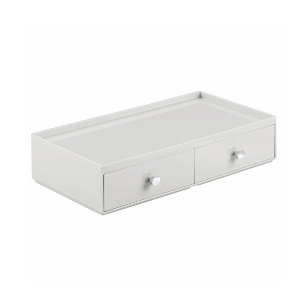 Biely organizér s 2 zásuvkami InterDesign Desk-image-2