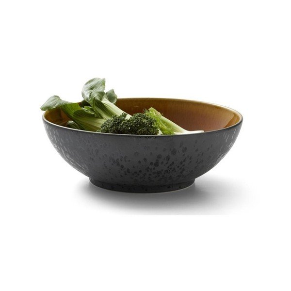 Čierna/jantárová kameninová misa ø 30 cm Gastro Black/Amber – Bitz-image-2