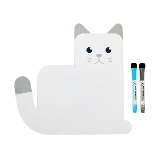 Bieľa magnetická tabuľa Balvi Meow!