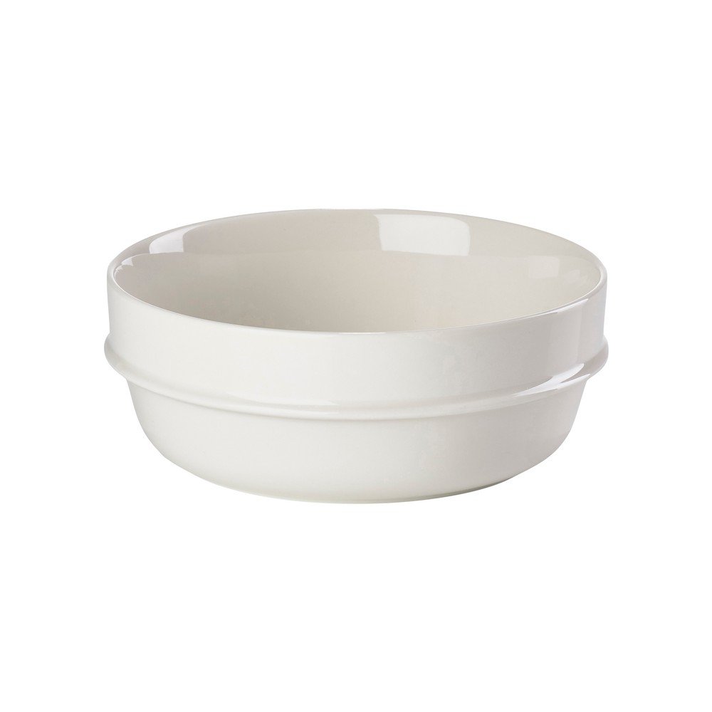 E-shop Krémovobiela porcelánová polievková miska 600 ml Eau – Zone