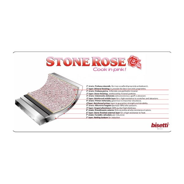 Hrniec s pokrievkou Bisetti Stonerose Rose Giuseppe, ø 24 cm-image-2