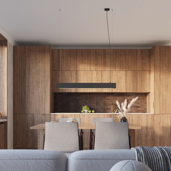 Čierne kovové LED závesné svietidlo Nebula – Sollux-image-3