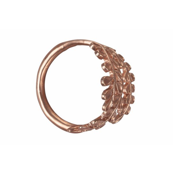 Súprava 4 kovových krúžkov na obrúsky Villa d'Este Rose Gold-image-1