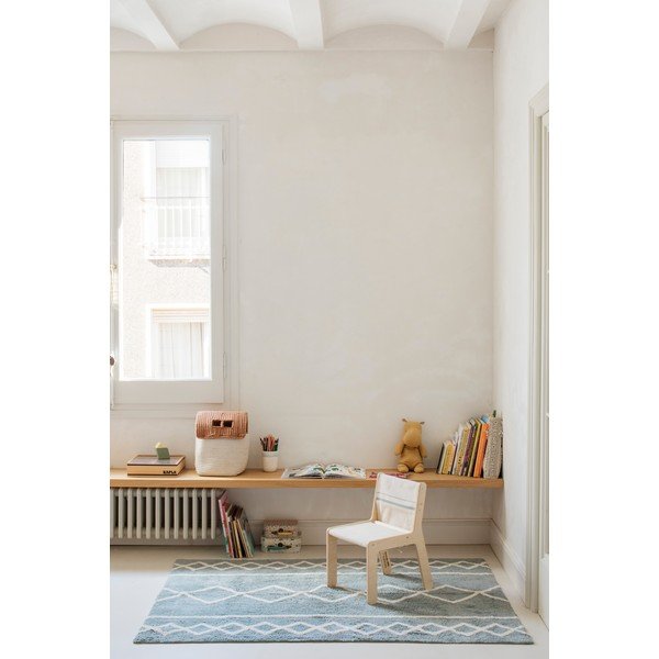 Detská stolička v béžovo-prírodnej farbe Vintage Blue – Lorena Canals-image-4