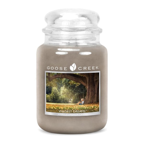 Vonná sviečka v sklenenej dóze Goose Creek Divoké sny, 0,68 kg