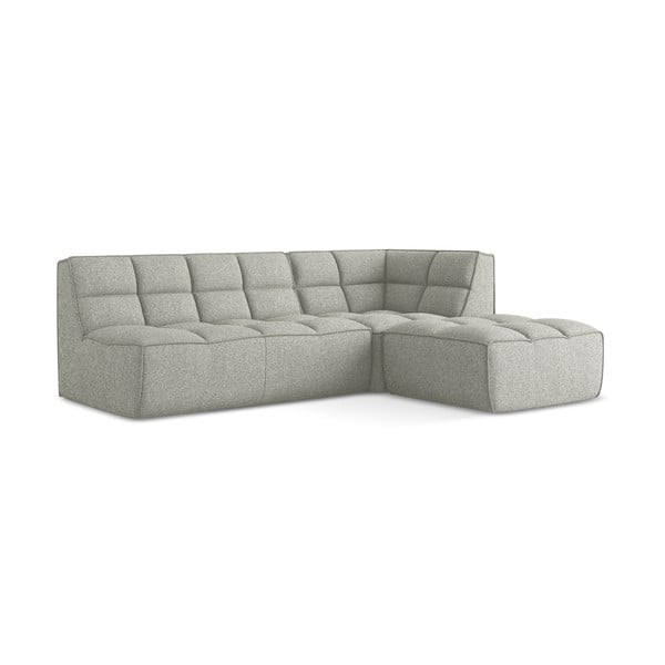 Svetlosivá modulárna rohová pohovka (variabilná) Kalai – Makamii-image-2