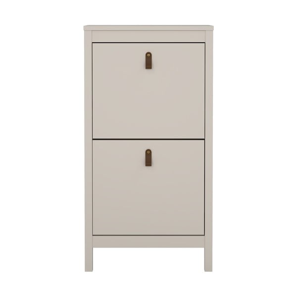 Sivobéžová výklopná skrinka na topánky Madrid – Tvilum