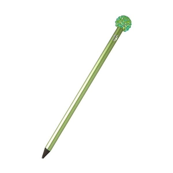 Zelená ceruzka s trblietavými kamienkami TINC
