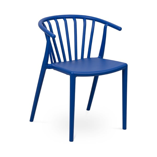 Modrá plastová záhradná stolička Capri – Bonami Essentials