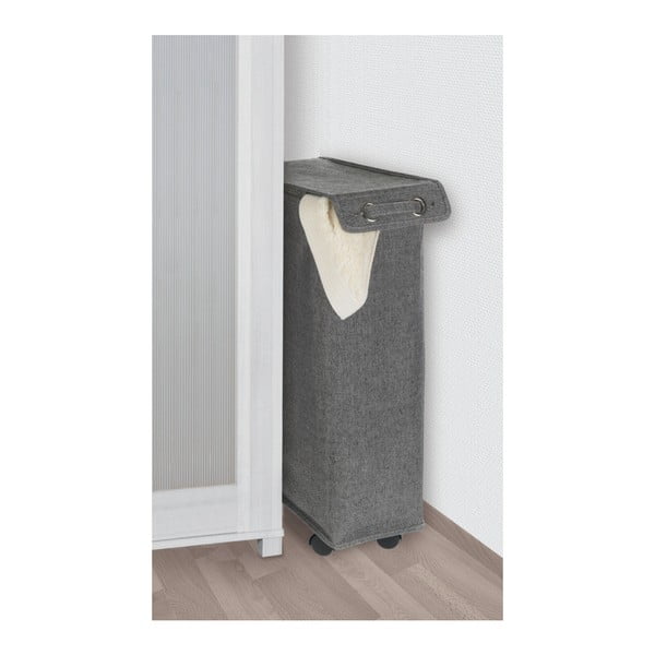 Tmavosivý kôš na bielizeň Wenko Corno, 44,4 l-image-1