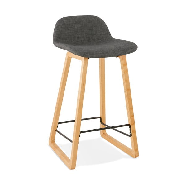 Tmavosivá stolička Kokoon Trapu Mini, výška sedadla 72 cm