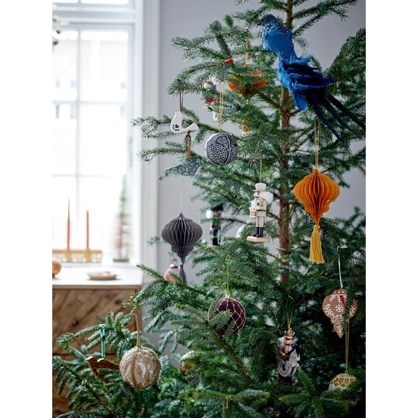 Závesné vianočné ozdoby v súprave 4 ks Milay - Bloomingville-image-3