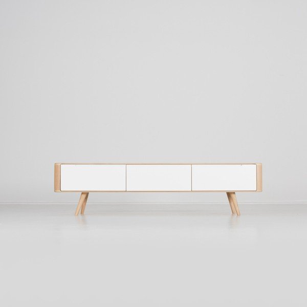 Televízny stolík z dubového dreva Gazzda Ena, 180 × 42 × 45 cm-image-3