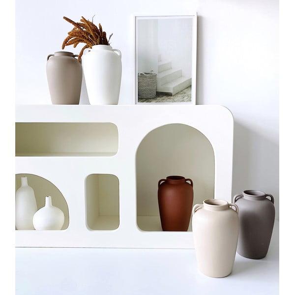 Hnedosivá keramická váza Rulina Pottle-image-2