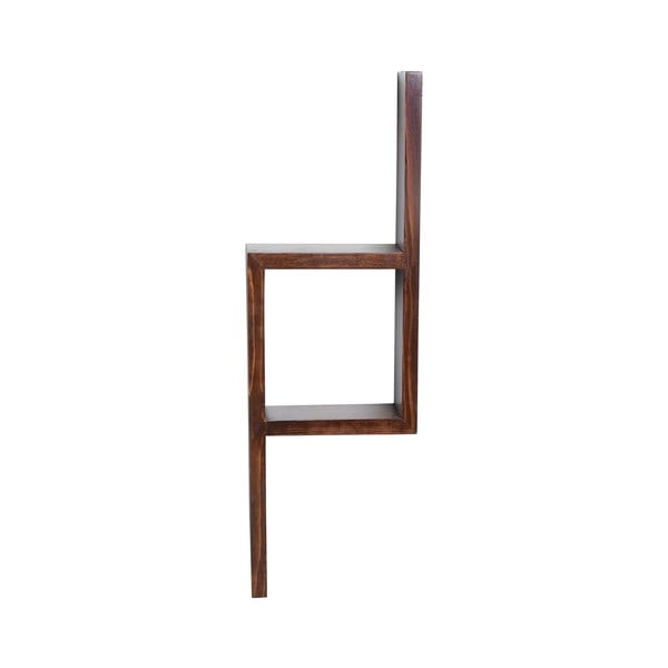 Poschodová polica z jedľového dreva v prírodnej farbe 17 cm Linn – Kalune Design