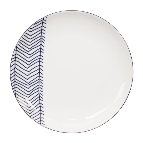 Porcelánový tanier Tokyo Design Studio Le Bleu De Plates, ⌀ 20,5 cm