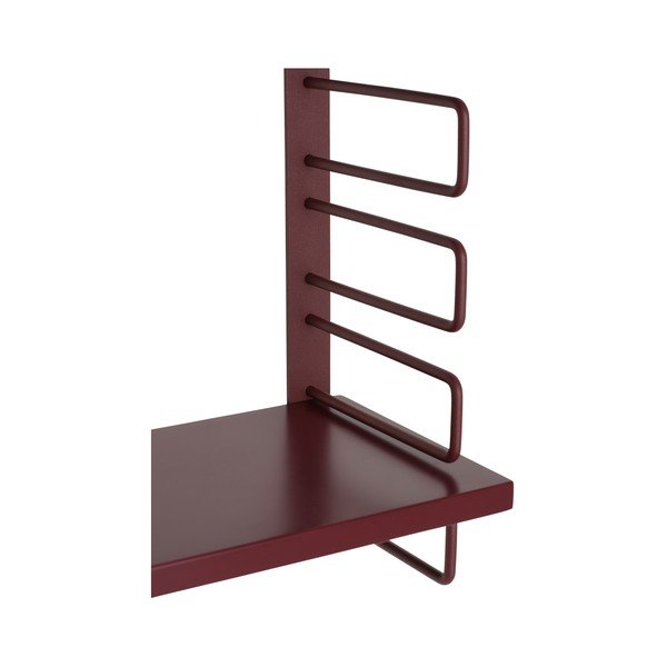 Červená poschodová kovová polica 54 cm Iseo – Ellos Home-image-3