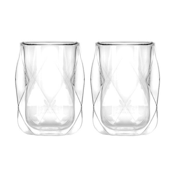 Dvojstenné hrnčeky na espresso v súprave 2 ks 100 ml Geo – Vialli Design-image-2