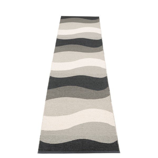 Sivý vnútorný a vonkajší behúň 70x300 cm Urvi Metal – Pappelina