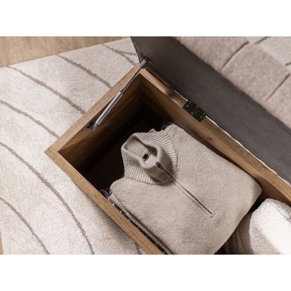 Lavica v béžovej a prírodnej farbe Oceane – Bobochic Paris-image-4