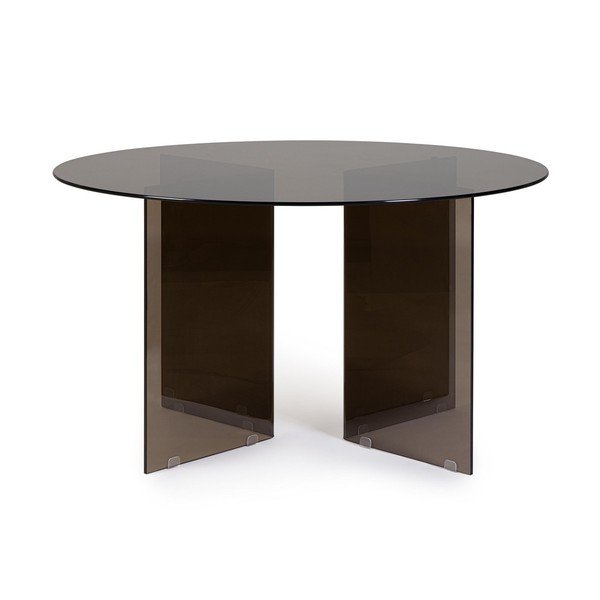 Sklenený okrúhly jedálenský stôl ø 130 cm Iride – Bizzotto-image-1