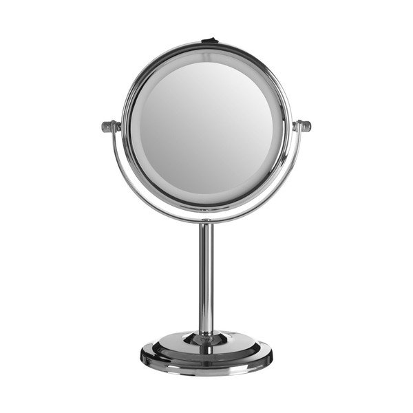 Kozmetické zrkadlo s osvetlením/zväčšovacie (zväčšenie 2x) ø 15 cm Cassini – Premier Housewares-image-3