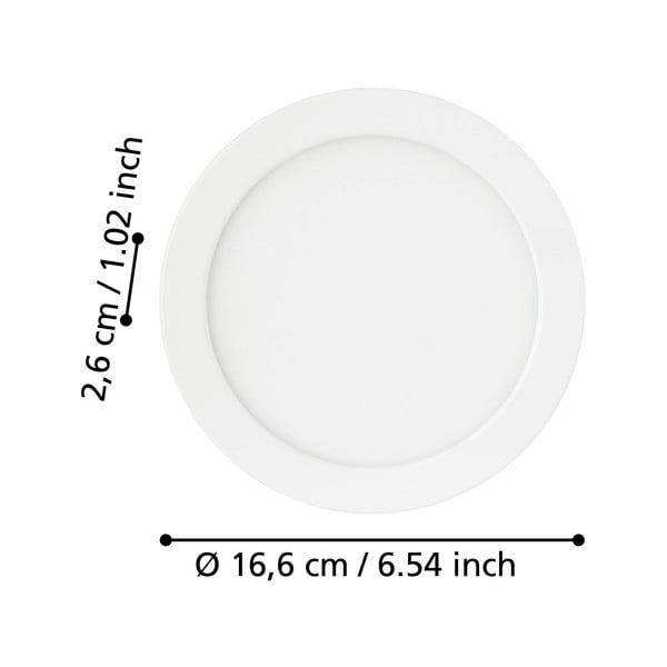 Biele LED podhľadové stropné svietidlo FUEVA 5 – EGLO-image-2