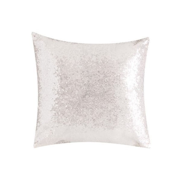 Biely vankúš s flitrami Bella Maison Diamond, 50 × 50 cm