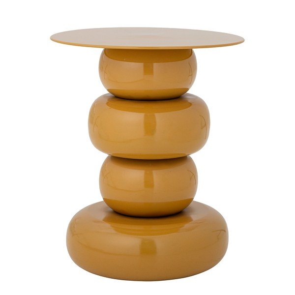 Kovový okrúhly odkladací stolík ø 41 cm Olonne – Bloomingville