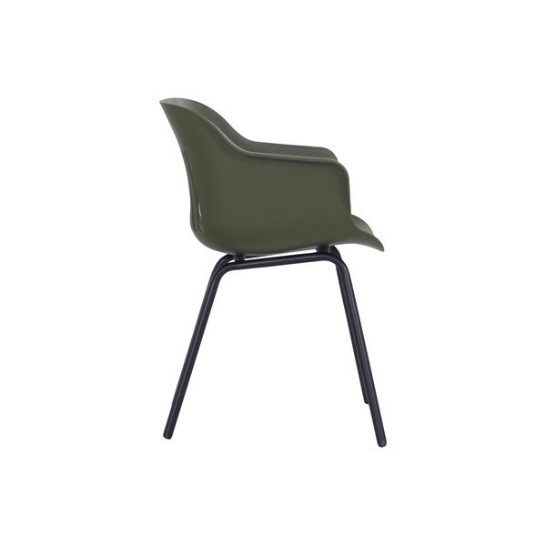 Tmavozelené plastové záhradné stoličky v súprave 2 ks Jill Rondo – Hartman-image-3