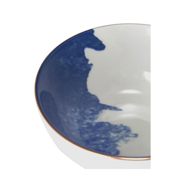 Súprava 2 modro-bielych porcelánových misiek Westwing Collection Rosie, ø 15 cm-image-2