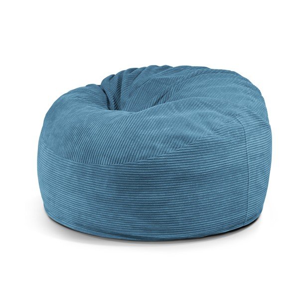 Modrý menčestrový sedací vak Om 110 – SLOWDOWN